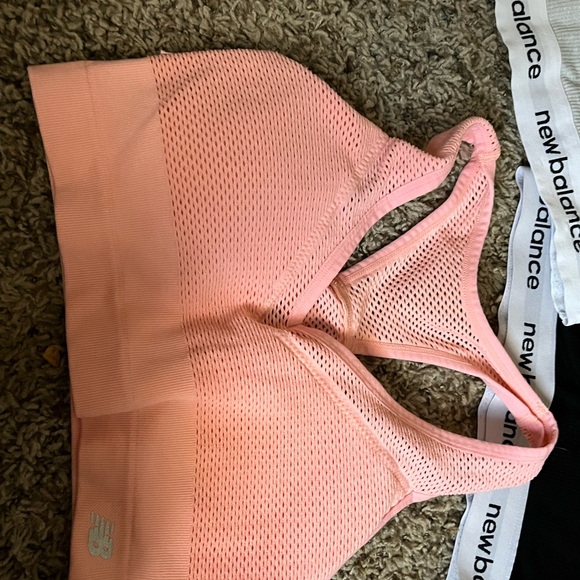New Balance Women's Sports Bra Collection - White, Black, Pink, Grey - Picture 4 of 16